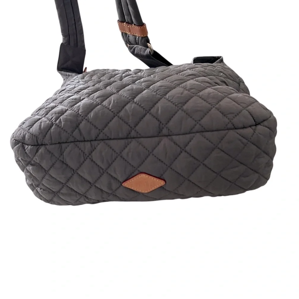 MZ Wallace Quilted Crossbody Bag in Taupe - Picture 6 of 16